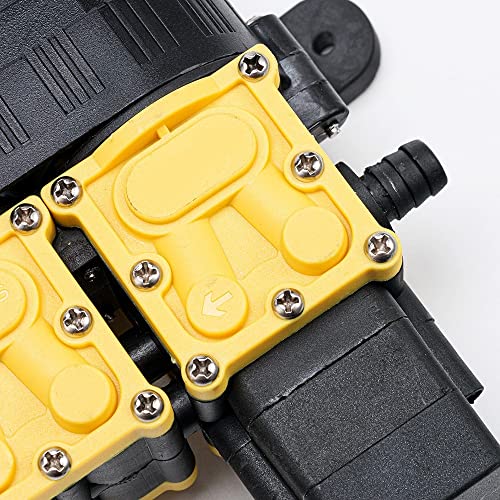 JOEBO Electric Submersible Pump 7-12L/Min 120-130PSI High Pressure Water Pump Sprayer Accessories Electric Diaphragm Pump Agriculture and Gardening Tools Sump Pump (Size : 130psi 10-12LPM)