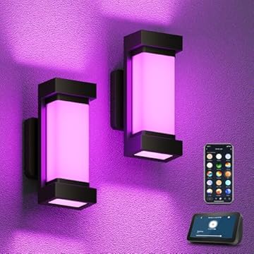 smart outdoor wall lights