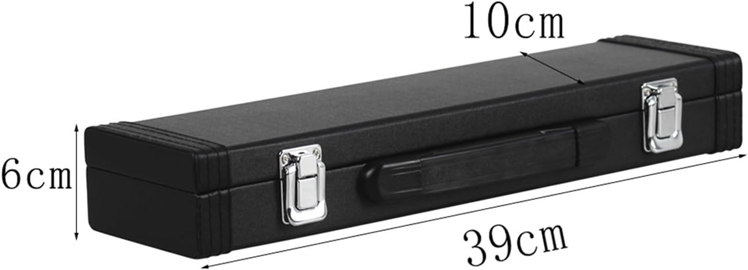 フルート楽器セット 16穴フルート Cカラー ブルー Eキー 初心者向け プロ仕様 木管楽器(Pink)