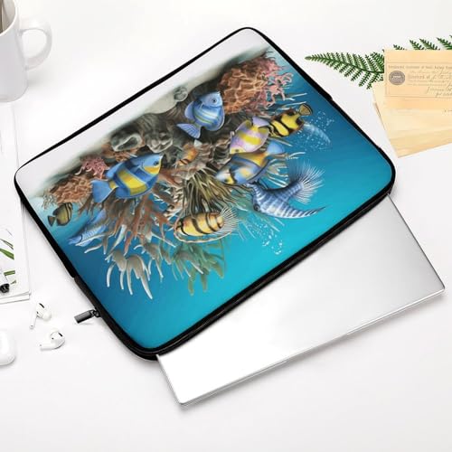 Funda 3D para laptop de 17 pulgadas y maletín impermeable negro 4