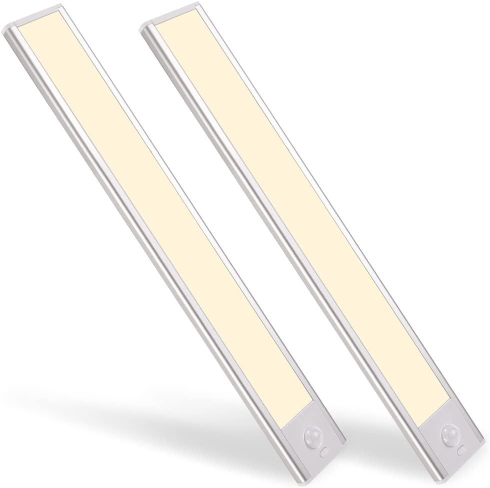 2 Pack Led Under Lighting Motion Sensor Wireless Rechargeable