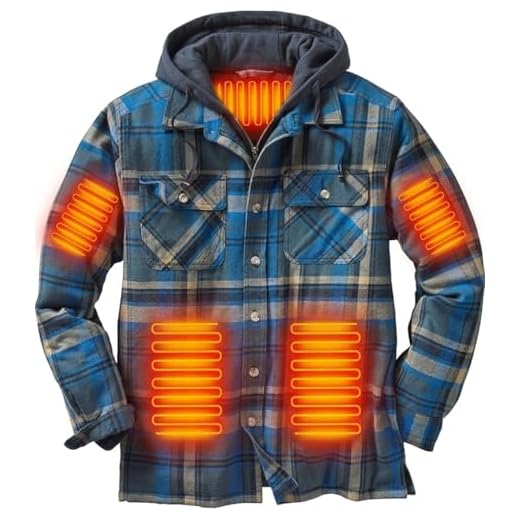 LOFINIMO Graphene Heated Jackets For Men With Battery Pack Included