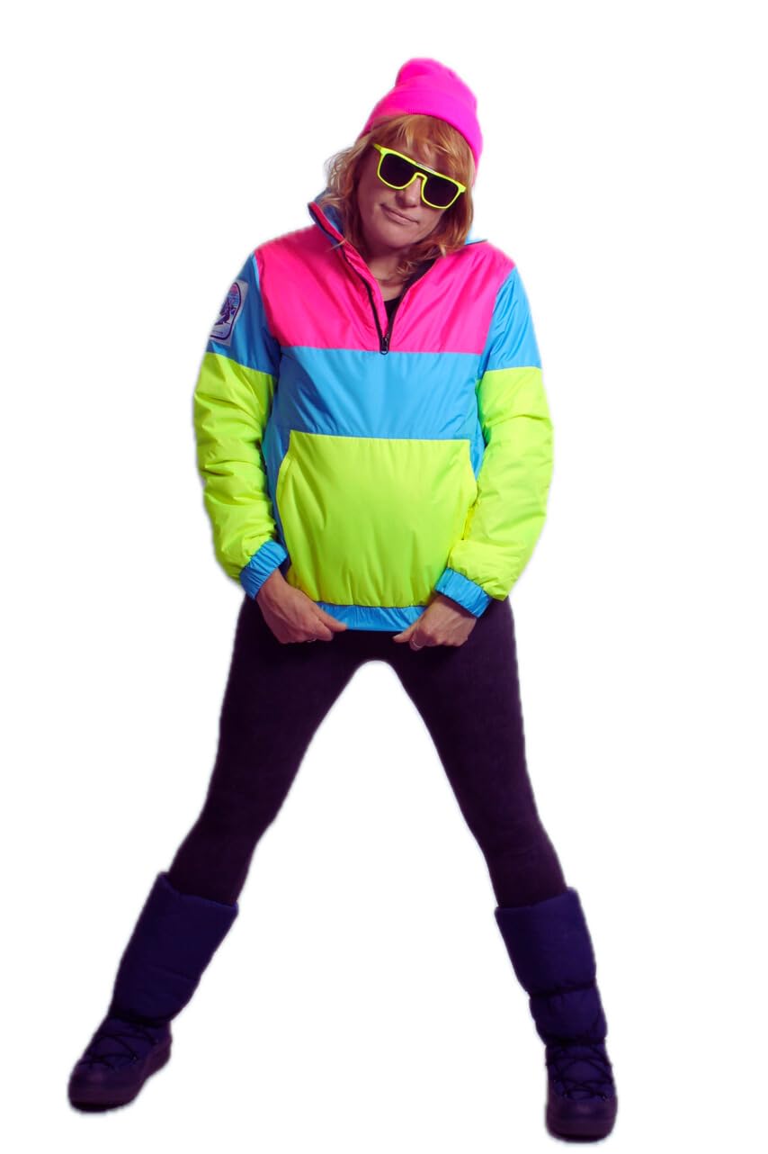Giacca da sci Ice – Giacca da sci unisex retrò – antivento e impermeabile – Perfetto per gli sci Après – Disponibile nelle taglie dalla S alla XXL