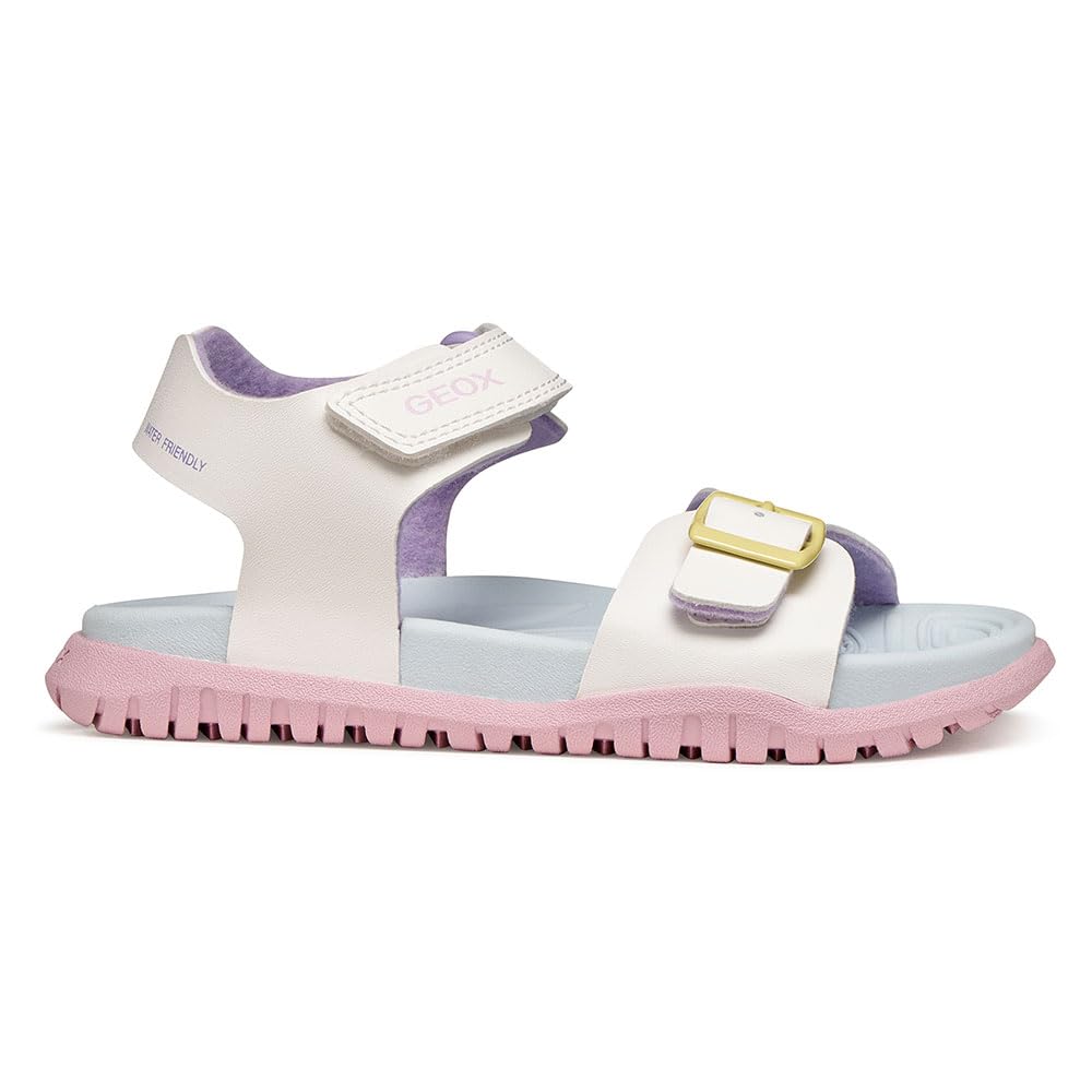 Geox Girls Blanc 'S Sandals Fusbetto