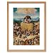 Produktbild Hieronymus Bosch HAY WAIN Old Master Black Framed Art Print Picture B12X395