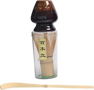 YLWX Accesorios For Batidor Te Matcha, Accesorios De Bambú De Calidad, Juego De Té, Soporte For Batidor Juego De Té Matcha (Color : Amarillo)