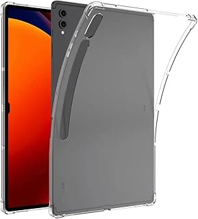 Case for Galaxy Tab S9 Ultra SM-X910, Anti-Scratch Transparent Soft TPU Silicone Drop Bumper Protective Cover for Samsung Galaxy Tab S9 Ultra SM-X910 14.6inch.