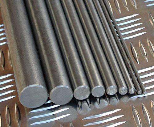 Image of Bright Mild Steel EN1A (1000mm/1 meter) Round Bar Metal Rod Shaft - All Diameters (4mm x 1000mm)