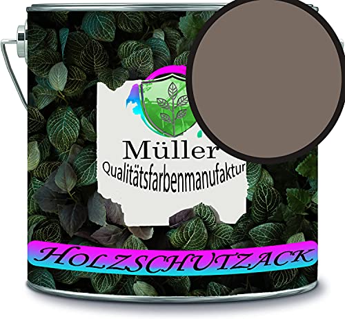 Müller - Vernice protettiva per legno, resistente agli agenti atmosferici, protezione a lungo termine, resistente alle intemperie, colore di protezione per legno RAL 7006, colore: Beige/Grigio