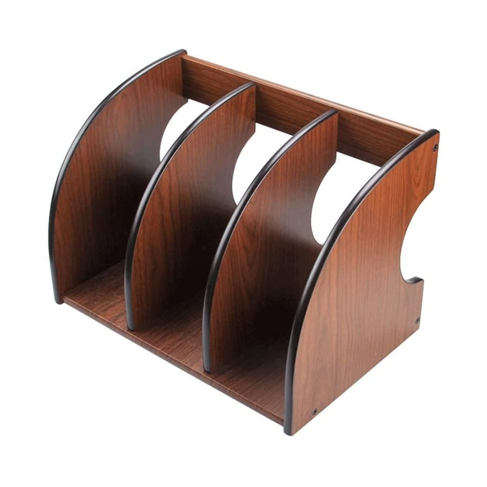 n/a Scatole portaoggetti da scrivania in Legno File addensati Multistrato Libreria Home Office Matita Penna Cosmetici Cancelleria Classifica Organizzatore