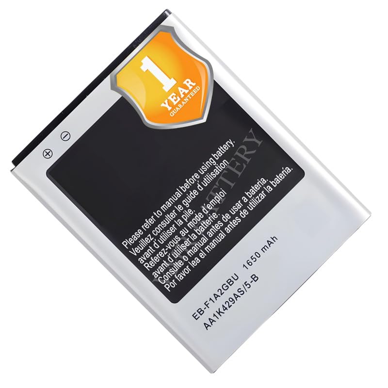 Image of Original EB-F1A2GBU Battery Compatible for Samsung Galaxy S2 (I777, GT-I9100, GT-I9100G, GT-I9100T) | S2 Plus (GT-I9105, GT-I9105P) - (1650mAh) - 1 Year Warranty K7
