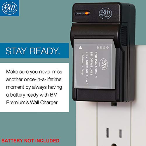 Bm Premium Dmw-Blh7 Battery Charger For Panasonic Lumix Dc-Gx850, Dmc-Lx10, Dmc-Lx15, Dmc-Gm1, Dmc-Gm1K, Dmc-Gm1Ka, Dmc-Gm1Ks, Dmc-Gm5, Dmc-Gm5Kk Digital Camera #TOP3