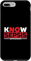 Vista 12 de Know Sepsis Sepsis Warrior Sepsis Awareness Case for iPhone 16