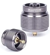 G-WORKS SCREW Butane adapter/Screw Butane-1lb adapter/Camping Propane Small Tank Input/Lindal Val...