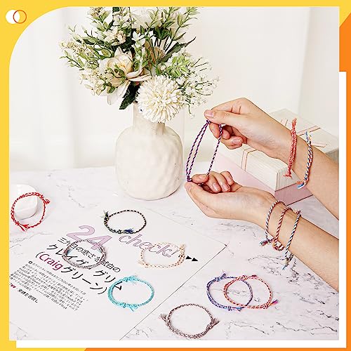 Woven Wrap Friendship Bracelets Beach String Bracelets Handmade Braided Bracelet Adjustable Thread Bracelets for Women Party Favors Birthday Gifts4