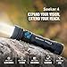 OLIGHT Seeker 4 Rechargeable Bright Flashlights, 3100 Lumens High Powerful Flash Light with USB-C Charging, 400 Meters Long Rage LED for Emergency, Camping, and Law Enforcement (Matte Black)
