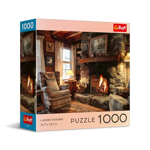Trefl - Square Box - Cozy Cabin Dreams - 1000 Piece Jigsaw Puzzle 27