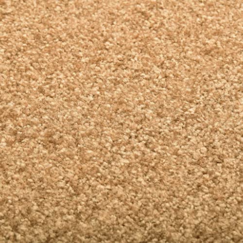 Paillasson lavable crème grand format de faible épaisseur pour portes