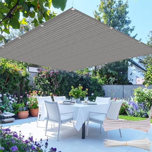 Voile d'ombrage perméable à l'eau évitant les poches de pluie en HDPE - 2