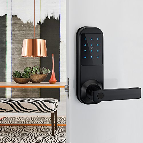 Verrouillage numérique Bluetooth à code et écran tactile pour sécuriser la porte d'entrée - 5