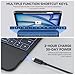 Tiaota Keyboard Case for iPad Air 13-inch (M2 & M3, 2024 & 2025) and iPad Pro 12.9-inch (3–6 Gen) with Multi-Touch Trackpad, 360° Rotating Stand, Portrait & Raised Modes, Detachable Cover – Black
