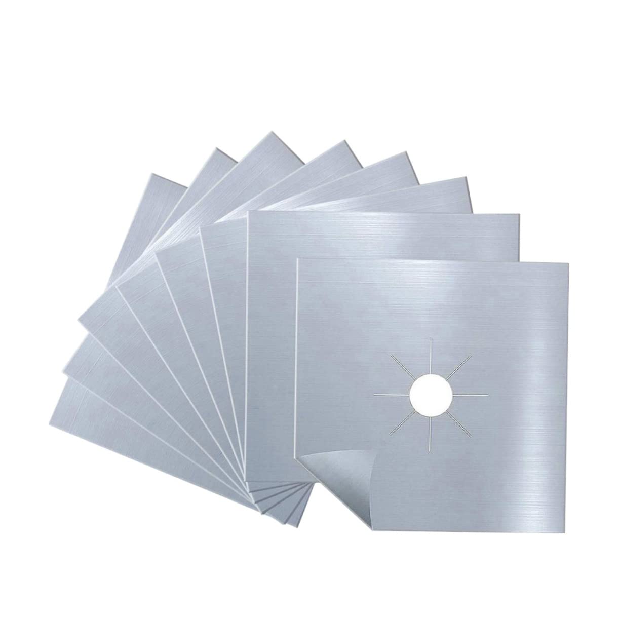 DOITOOL 24pezzi Coperture Per Bruciatore Gas Protettori Per Piano Riutilizzabili Tappetini Antiadherent Facili e Installare Compatibili