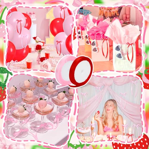 50% Off Strawberry First Birthday Decor with Balloons & Banners - Image 5