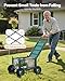 ZAVEROX Rolling Garden Work Seat with Wheels, Upgraded Heavy Duty Gardenning Cart with Seat,Garden Rolling Stools with Wheels for All Ages