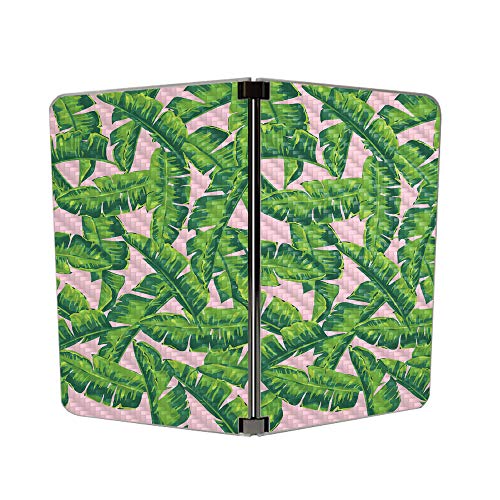 Image of MightySkins Carbon Fiber Skin for Microsoft Surface Duo - Jungle Glam | Protective, Durable Textured Carbon Fiber Finish | Easy to Apply, Remove, and Change Styles | Made in The USA