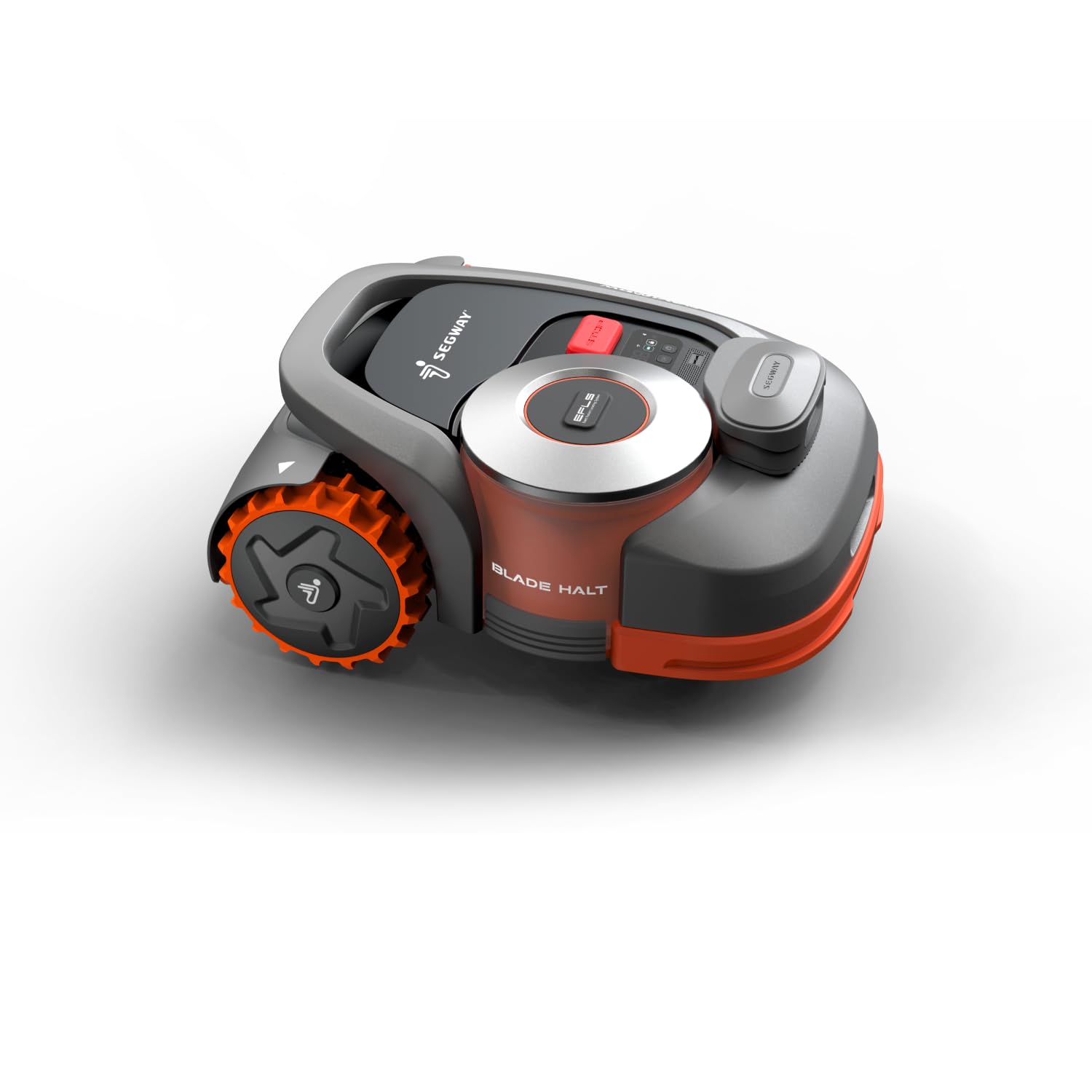 Segway Navimow i208 LiDAR mit Garage M + 2 Sätze Klingen, Mähroboter ohne Begrenzungskabel für 800 m², bis 45% Steigung, Solid-State LiDAR + Vision, Auto-Kartierung, Ohne Antenne, Integriertes 4G