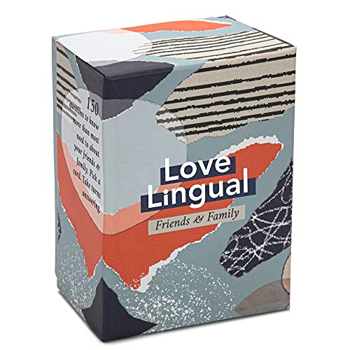 Love Lingual: Friends & Family - Better Language for Better Love - 150 Conversation Starter Questions and Icebreakers - Relationship and Team Building Card Game