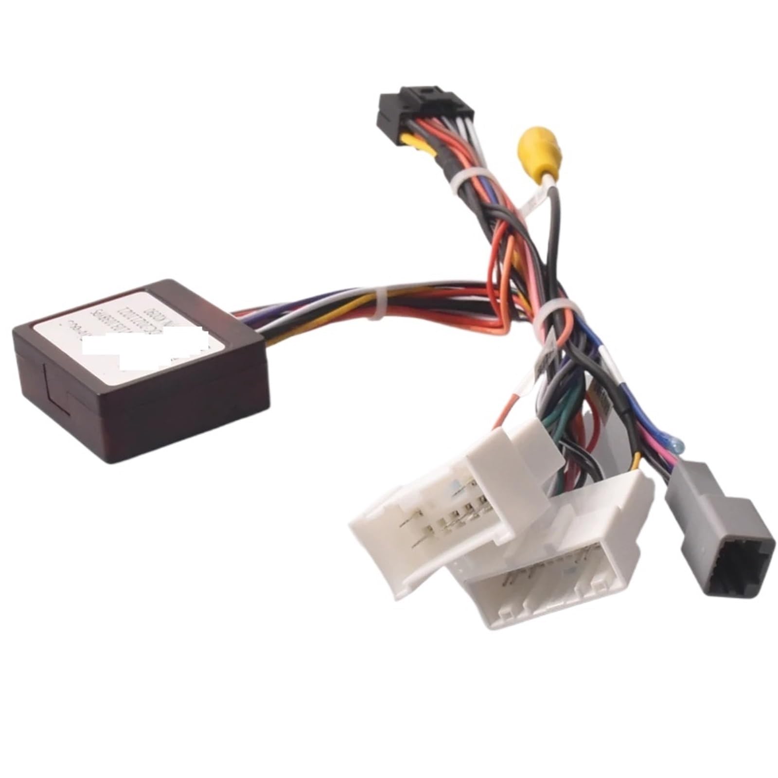 Arnés de cableado de Radio de Coche Adaptador de Cable de arnés de cableado for Radio estéreo de Coche Android de 16 Pines for Renault, Captur Clio 2017, 2018 y 2019, Dacia(with Canbus)