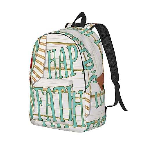 Sac à dos ordinateur portable avec compartiment renforcé et imprimé graphique