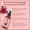 SALE! 4oz Pomegranate Seed Oil, 100% Pure and Natural, Organic and Rich in Antioxidants for Supple, Soft Skin and Hair - Includes Dropper & Pump