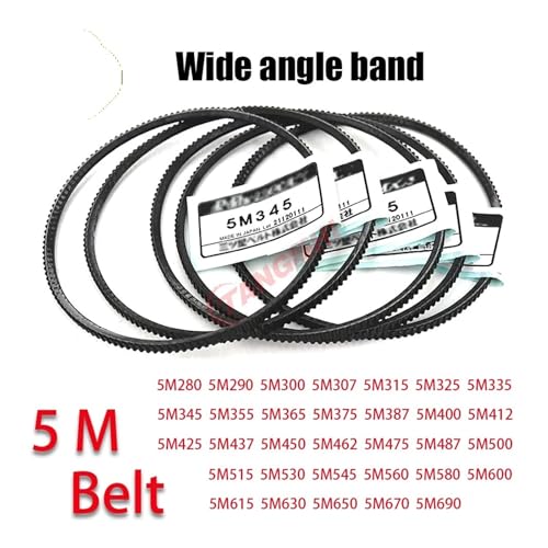 Courroie trapézoïdale PU 5M690 grand angle pour transmission mécanique de précision - 2