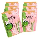 江崎グリコ ポッキー さくら抹茶 江崎グリコ Pocky sakura matcha お菓子 おかし チョコ チョコレート 8袋入り×6個