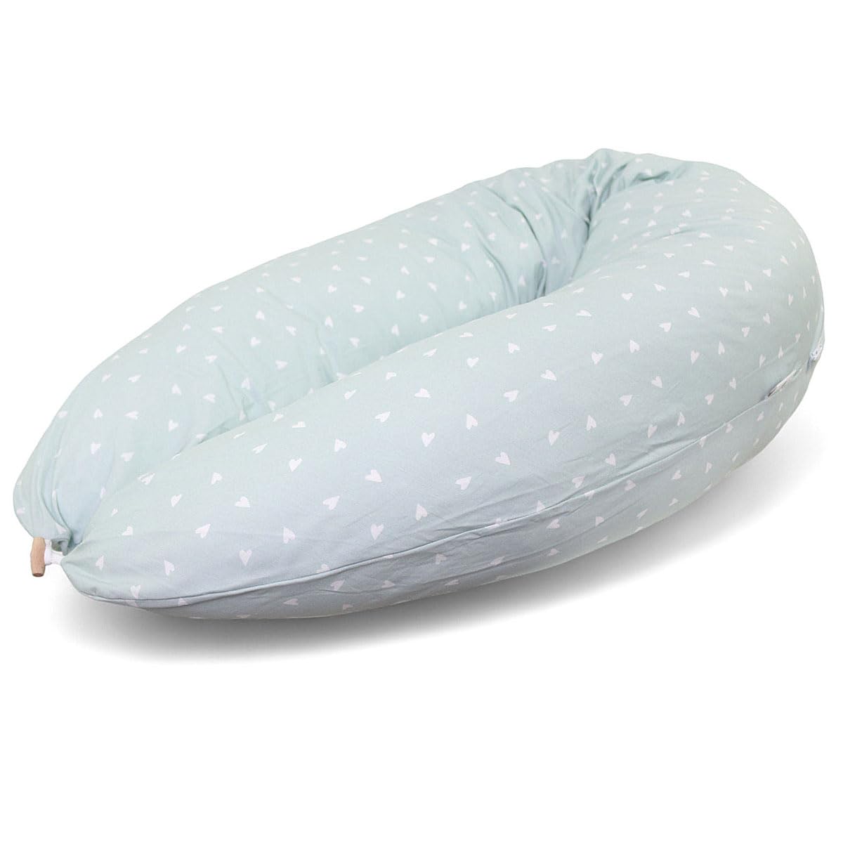 HOBEA-Germany Funda de Almohada de Lactancia para Cojines de Lactancia 190cm diseños (Muselina Topo) — view 13