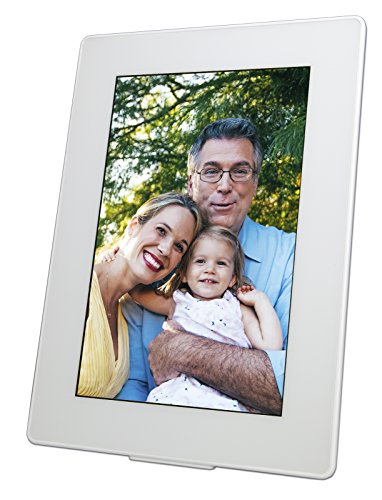 PhotoSpring (16GB) 10 inch WiFi Cloud Digital Picture Frame - Battery, Touch Screen, Plays Video and Photo Slideshows, HD IPS Display, iPhone & Android app (White - 15,000 Photos) - Thumbnail 5