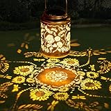 Heymirro Christmas Gifts for Women Dragonfly Solar Lanterns Outdoor Waterproof, Hanging Metal Solar Lights Outdoor Decor for Party/Patio/Yard/Garden/Indoor