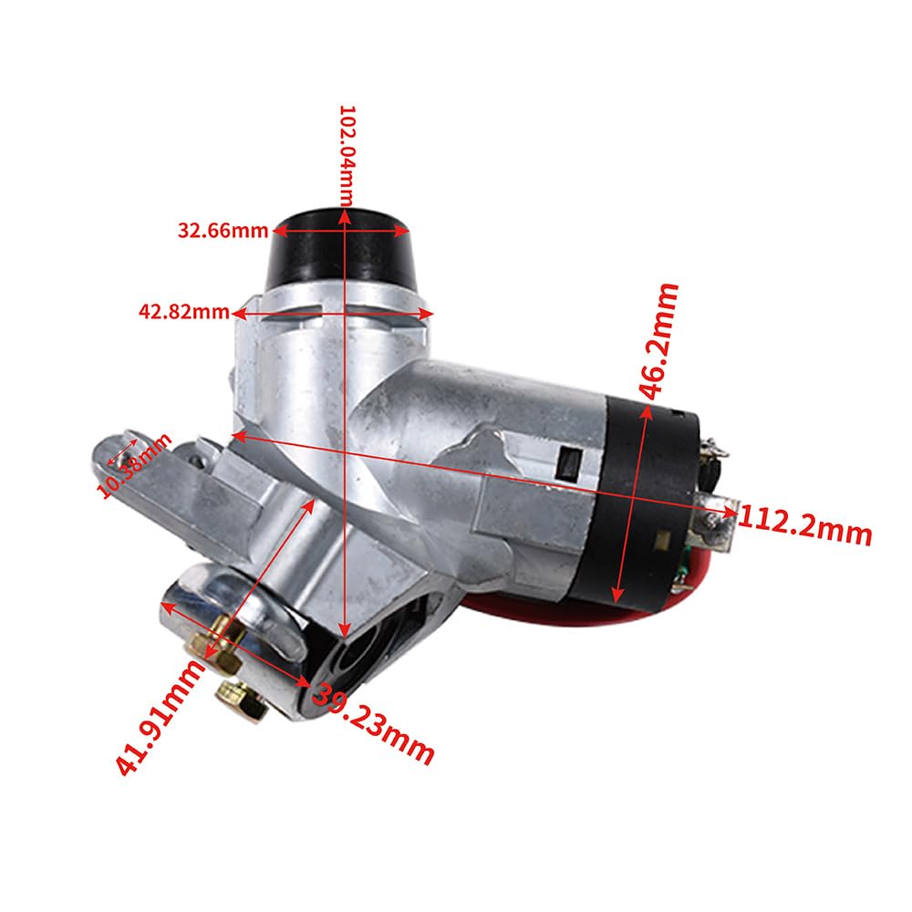 Interruttore di avviamento, cilindro di accensione, interruttore di bloccaggio con 2 chiavi, compatibile con Mercedes Sprinter Vito A9014600104