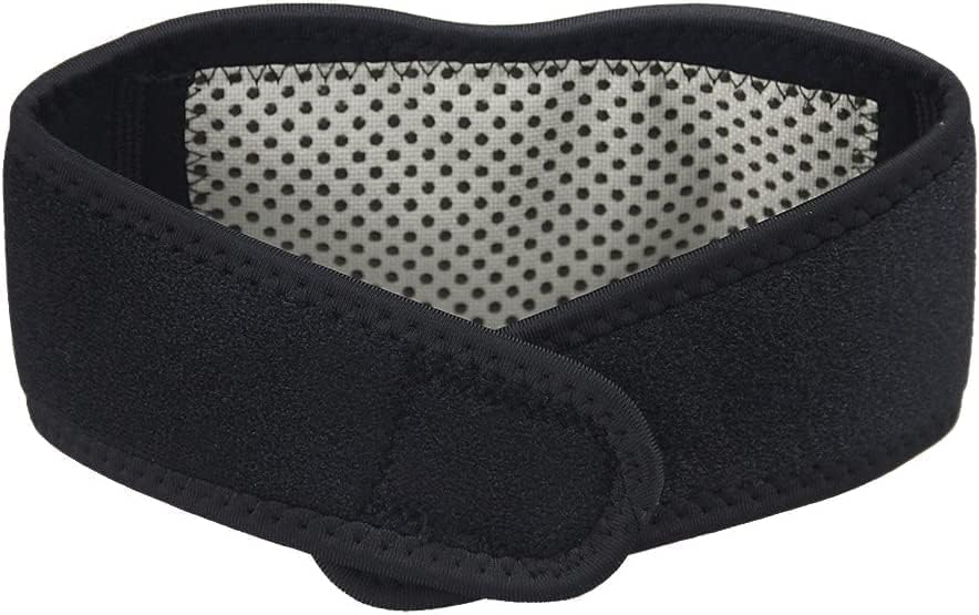 Unisex Self Heating Neck Brace Magnetic Thermal Neck Wrap for Neck Pain Relief Soft Neck Brace Support Adjustable Cervical Collar for Arthritis, Headaches, Physical Therapy Warmer Neck Protector