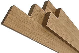 Pack Of 10, Black Cherry Cutting Board Blocks Lumber Board 3/4Ó X 2Ó X 16Ó Suitable Wood Pieces for Wood Crafts and Projects