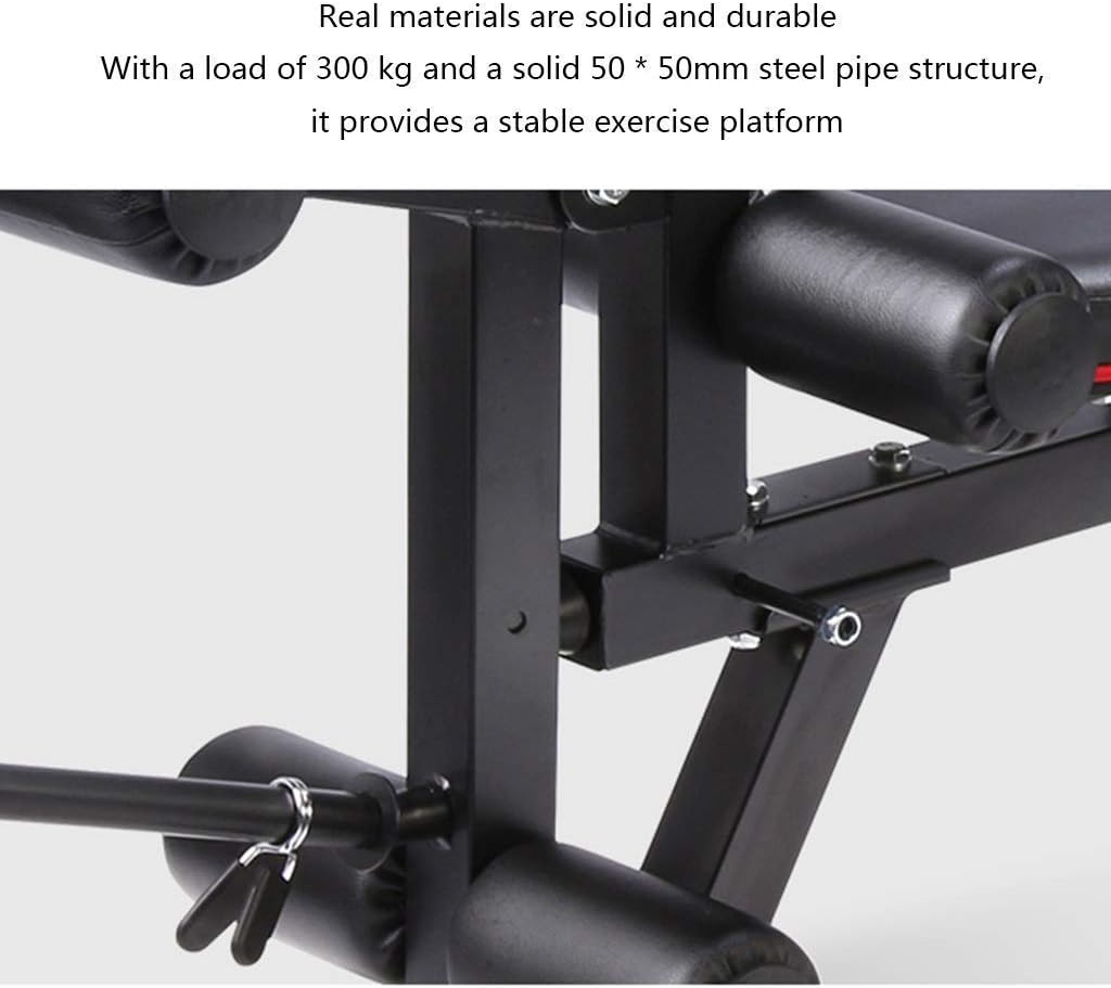 Pull-Up Bars Squat Rack Bench Press Men's Fitness Barbell Rack al Shelf Adjustable Bracket Home Indoor Gym Strength Training Stand Squat Rack (Color : Black Size : 120 56 134cm) zhua