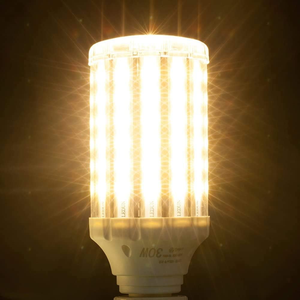 30w E27 Led Warmweiss Wenscha Mais Birne Maiskolben Energiesparlampe 3000k Ersatz 200w Halogen Gluhbirne Lampe Beleuchtung Leuchtmittel 360 Abstrahlwinkel Nicht Dimmbar Amazon De 