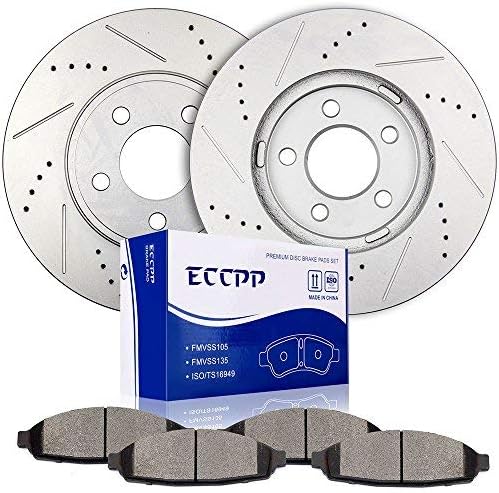 Brake Pads Rotors Kits,ECCPP Front Brakes and Rotors fit for 2003-2011 for Ford Crown Victoria,2003-2011 for Lincoln Town Car,2003-2011 for Mercury Grand Marquis,2003-2004 for Mercury Marauder