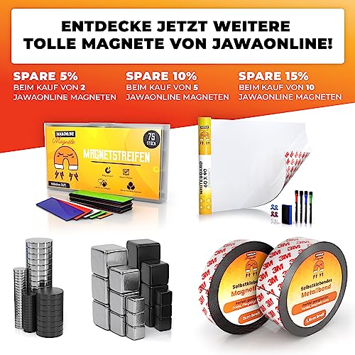 Whiteboard Folie 40x60cm - 3M Magnetfolie selbstklebend - Magnetische Tafelfolie abwischbar - Praktische Ferrofolie Weiß - Whiteboardfolie inkl. 4 Marker, Radiergummi und 4 Pins