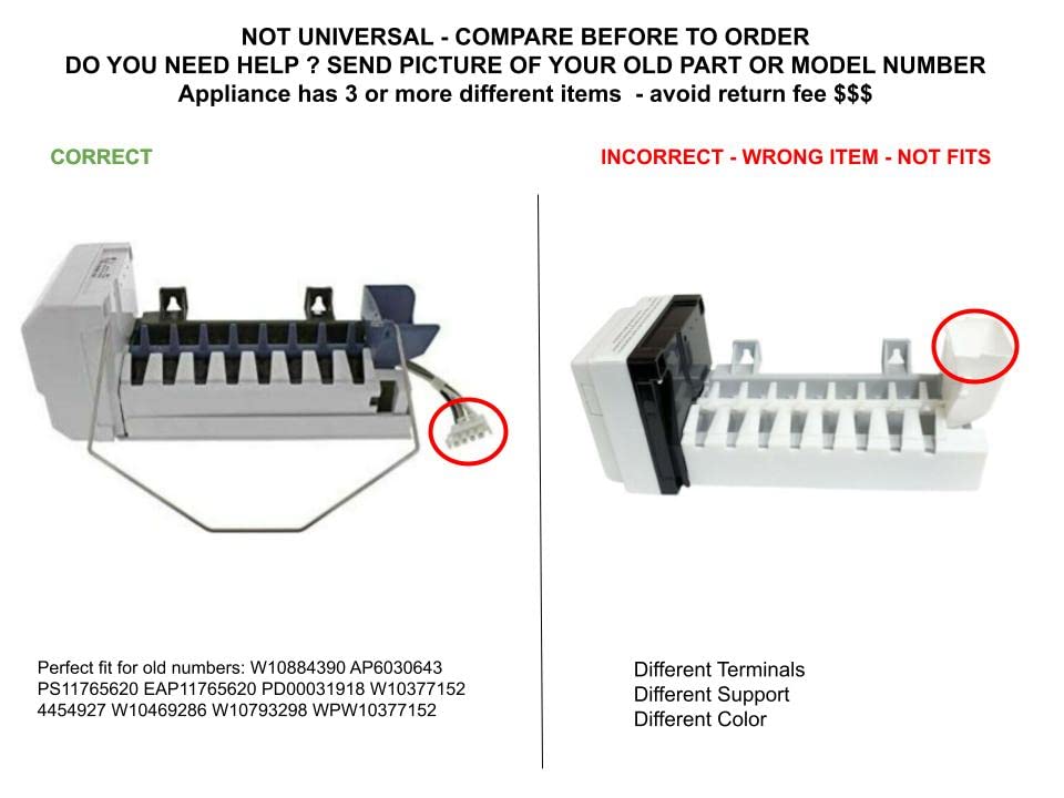 Equip. DR US EAP11765620 PS11765620 EDR65620X1 Compatible con Kenmore/Sears miniatura 3