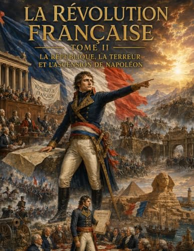 La Révolution française – Livre de coloriage – Tome II : La République, la Terreur et l'Ascension de Napoléon: 54 illustrations historiques à colorier ... Coloring Book Series) (French Edition) image 2