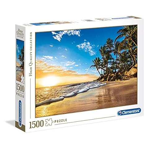 Clementoni - Puzzle 1500 piezas paisaje Amanecer Tropical Cover