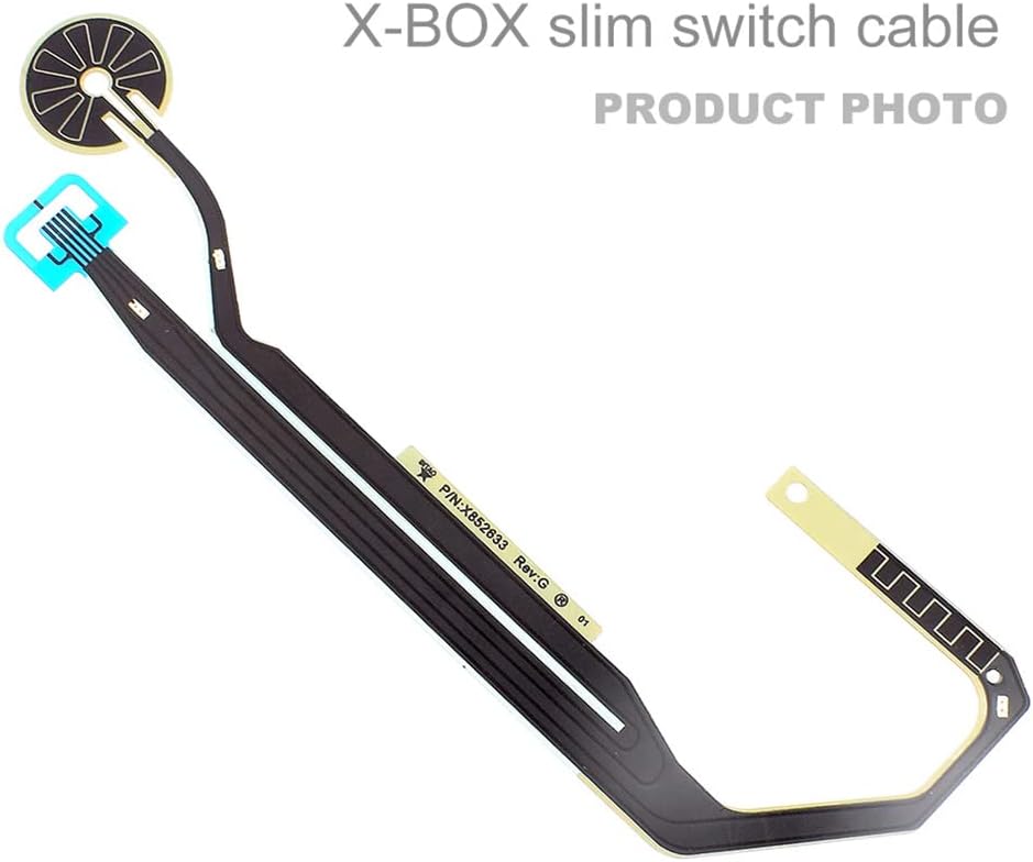 Console Switch Ribbon Cable Power Eject Button Touch Sensor Ribbon Connector Flex Cable Cord Compatible with XB 360 Slim Console Switch Ribbon Cable for XB 360 Slim